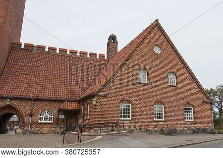 Gothenburg, Sweden - June 18 2019: Exterior View Of Masthugget Church On June 18 2019 In Gothenburg,