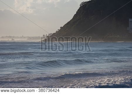 Beautiful View Of Ocean Coastline In Queensland, Australia