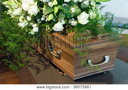 Coffin In Morgue