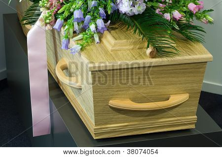 Coffin In Morgue