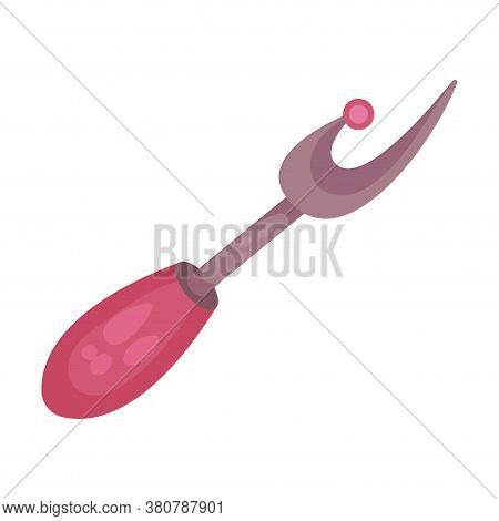 Seam Ripper As Professional Sewing Accessory Vector Illustration