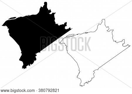 Crittenden County, Kentucky (u.s. County, United States Of America, Usa, U.s., Us) Map Vector Illust