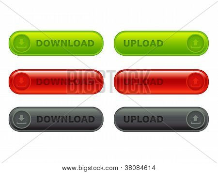 Download - Upload-knappen