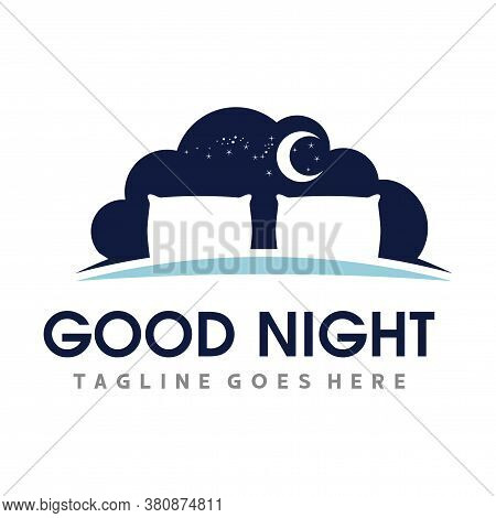 Bed Logo. Sleep Logo Vector