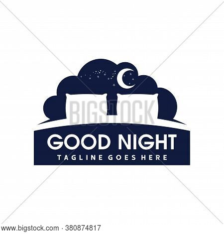 Bed Logo. Sleep Logo Vector