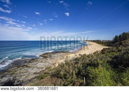 View South To Caloundra From Point Cartwright Lighthouse Near Mooloolaba, Quensland, Australia