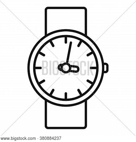 Leather Watch Repair Icon. Outline Leather Watch Repair Vector Icon For Web Design Isolated On White