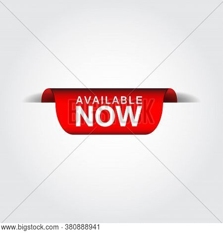Available Now  Red Ribbon Design Vector For Multiple Use