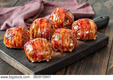 Bacon Wrappped Meatballs