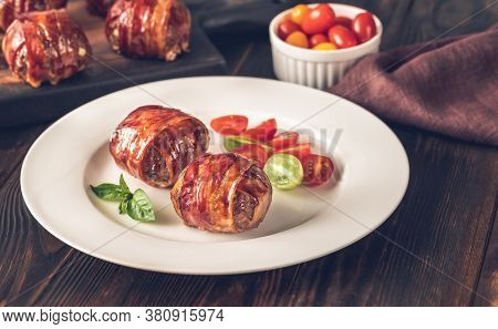 Bacon Wrappped Meatballs