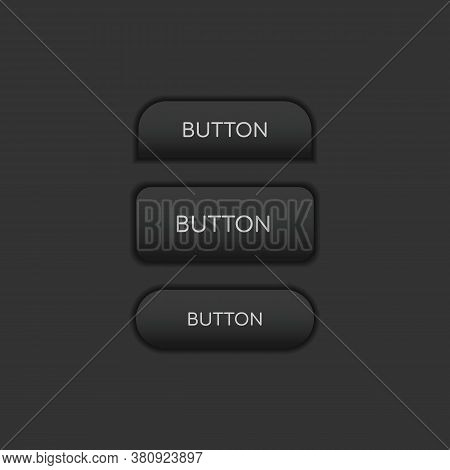 Web And Ui Application Color Button On Dark Background