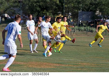 Odessa, Ukraine -13 August 2020: Ukrainian Football Championship Among The Teams Of The First League