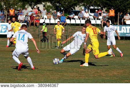 Odessa, Ukraine -13 August 2020: Ukrainian Football Championship Among The Teams Of The First League