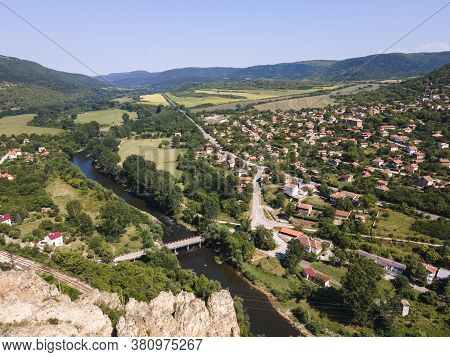 Aerial View Of Rock Formations Ritlite At Iskar River Gorge, Balkan Mountains, Bulgaria