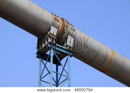 Rotary Kiln Waste Heat Recovery Equipment In A Cement Factory
