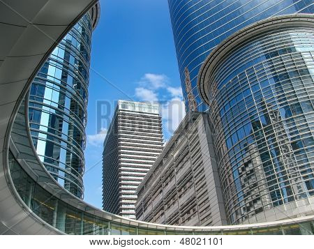 Downtown skyskrabere i Houston Texas