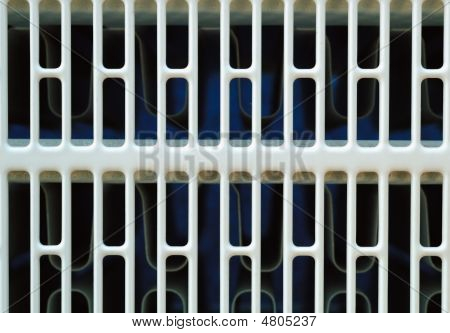Närbild på en Radiator