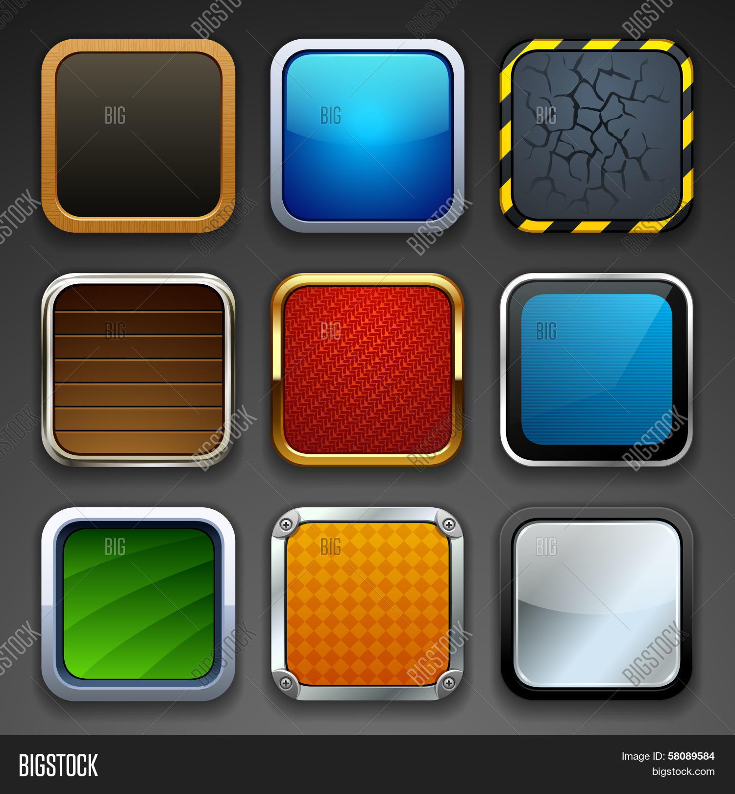 app buttons vector photo free trial bigstock buttons app