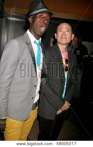 Saul Williams and Beau Sia  At the Los Angeles premiere of 'Rachel Getting Married'. Writers Guild Theatre, Beverly Hills, CA. 09-15-08