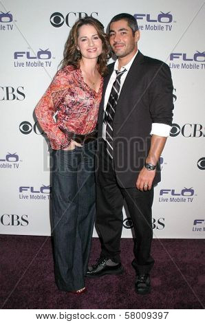 Paula Marshall and Danny Nucci  at the CBS Comedies' Season Premiere Party. Area, West Hollywood, CA. 09-17-08