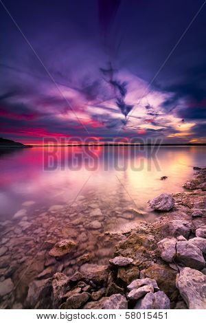 Benbrook Lake Sunset