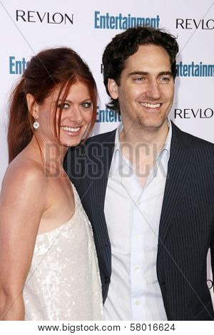 Debra Messing and Daniel Zelman  at Entertainment Weekly's 6th Annual Pre-Emmy Party. Beverly Hills Post Office, Beverly Hills, CA. 09-20-08