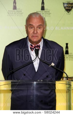 Manolo Blahnik  at the Rodeo Drive Walk of Style Award Gala. Rodeo Drive, Beverly Hills, CA. 09-25-08