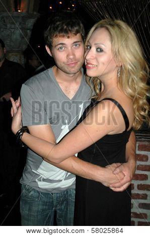 Drew Seeley and Jennifer Leeser  at the Birthday Party for Jennifer Leeser. Medusa Lounge, Los Angeles, CA. 09-25-08