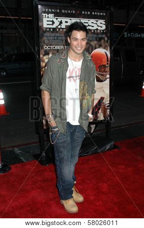 Michael Copon  at the Los Angeles premiere of 'The Express'. Grauman's Chinese Theatre, Hollywood, CA. 09-25-08