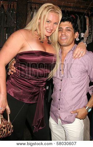 Robin Coleman and guest  at the Grand Opening of Pupe at New York, New York. Pupe, Los Angeles, CA. 06-01-08
