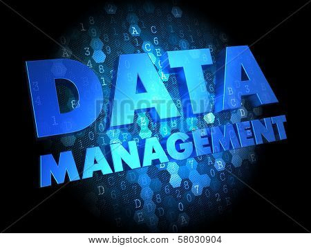 Data Management on Dark Digital Background.