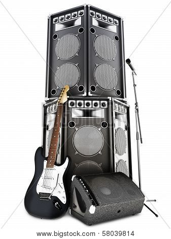 Heavy metal music background
