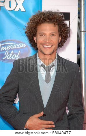 Justin Guarini  at the American Idol 2008 Grand Finale. Nokia Theatre, Hollwyood, CA. 05-21-08
