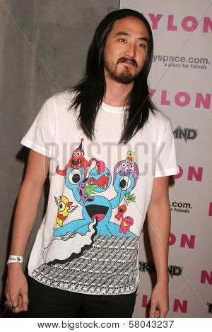Steve Aoki  at the Nylon Magazine and Myspace Party. Private Location, Los Angeles, CA. 06-03-08