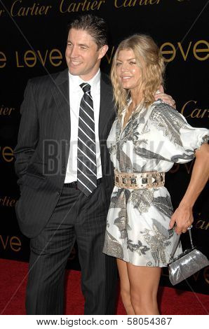 Frederic de Narp and Stacy Ferguson at Cartier's 3rd Annual Loveday Celebration. Private Residence, Bel Air, CA. 06-18-08