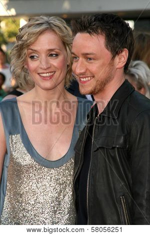 Anne Marie Duff and James McAvoy  at the World Premiere of 