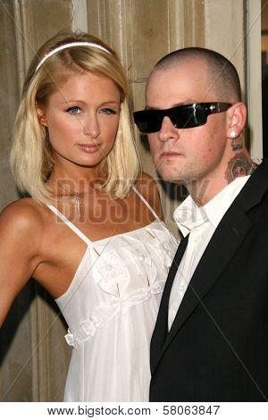 Paris Hilton and Benji Madden  at the Gallery Opening of 
