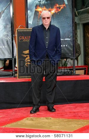 Michael Caine  at the Hand and Footprint Ceremony Honoring him. Grauman's Chinese Theater, Hollywood, CA. 07-11-08