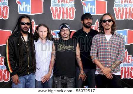 Incubus  at the 2008 VH1 Rock Honors The Who. Pauley Pavilion, UCLA, Westwood, CA. 07-12-08