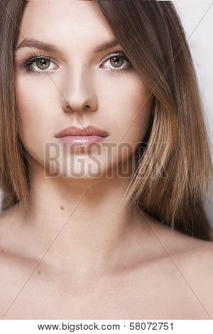 Young girl with healthy skin