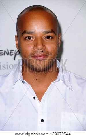 Donald Faison  at Disney and ABC's 