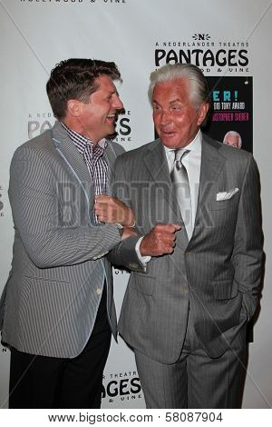 Christopher Sieber, George Hamilton at the 