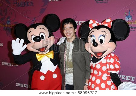 David Archuleta  at the Sweet 16 Celebration for Miley Cyrus. Disenyland, Anaheim, CA. 10-05-08