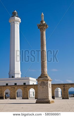 Lighthouse of Santa Maria di Leuca. Puglia. Italy.