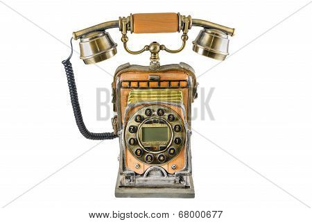 The Telephone In Style Of A Retro