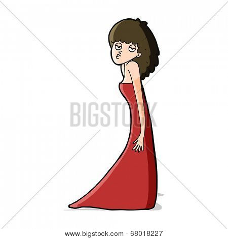 cartoon woman pulling photo face