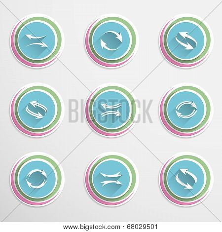 Arrow buttons