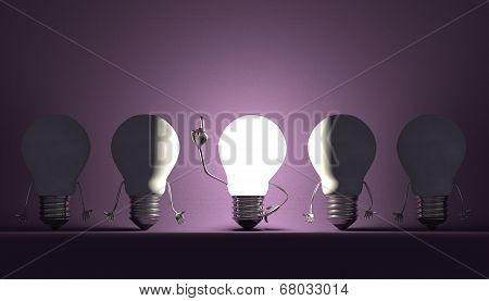 Light Bulbs, Moment Of Insight On Violet