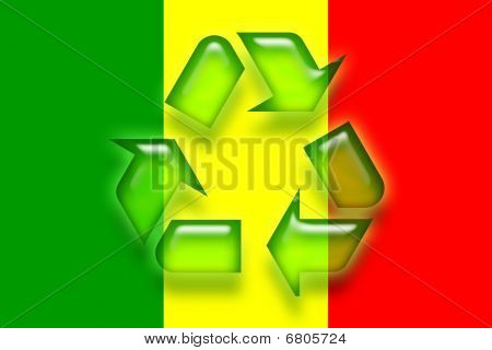 Flag af Mali genbrug