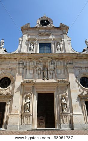 PARMA, ITALY - MAY 01,2014: San Giovanni Evangelista is a church in Parma, northern Italy, part of a complex also including a Benedictine convent, Parma. Emilia-Romagna, May 01,2014. 